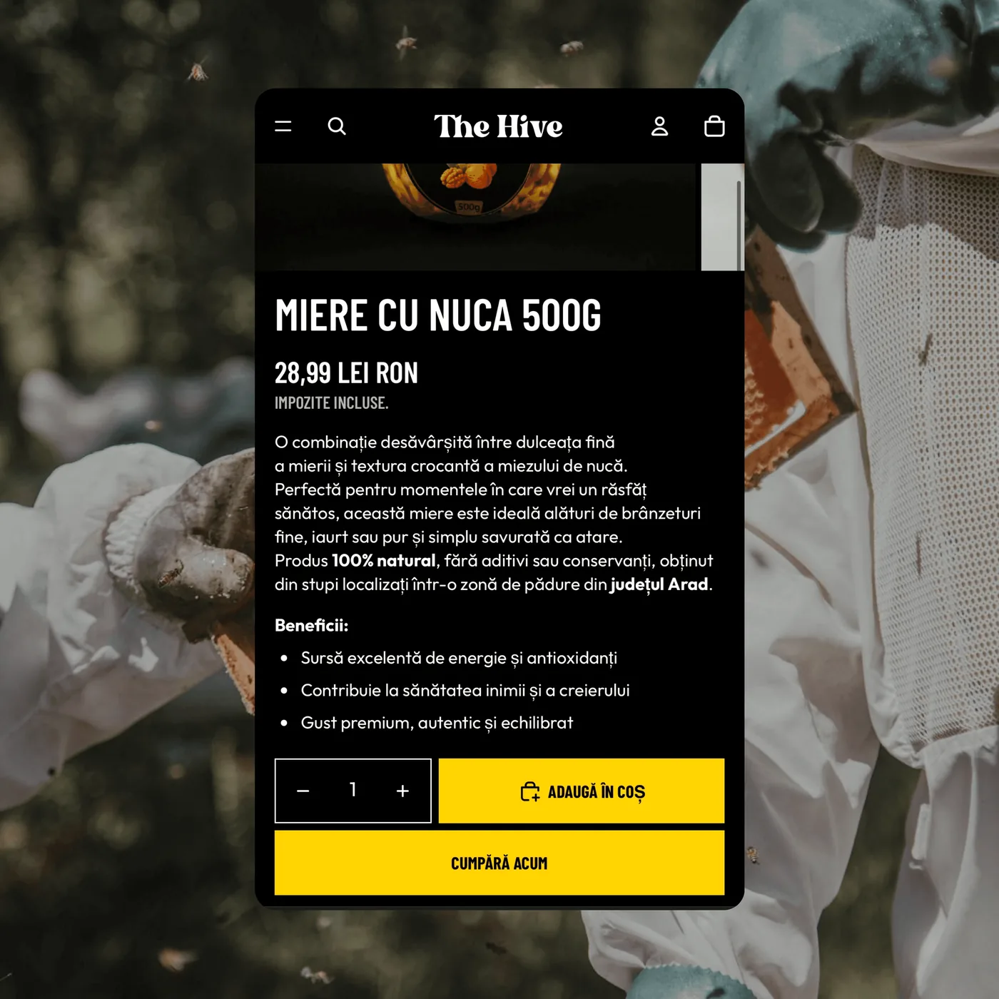 The Hive — magazin online de miere naturală